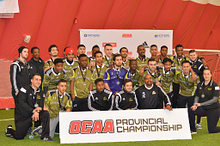Colts Men's Soccer win silver at OCAA Championship Image
